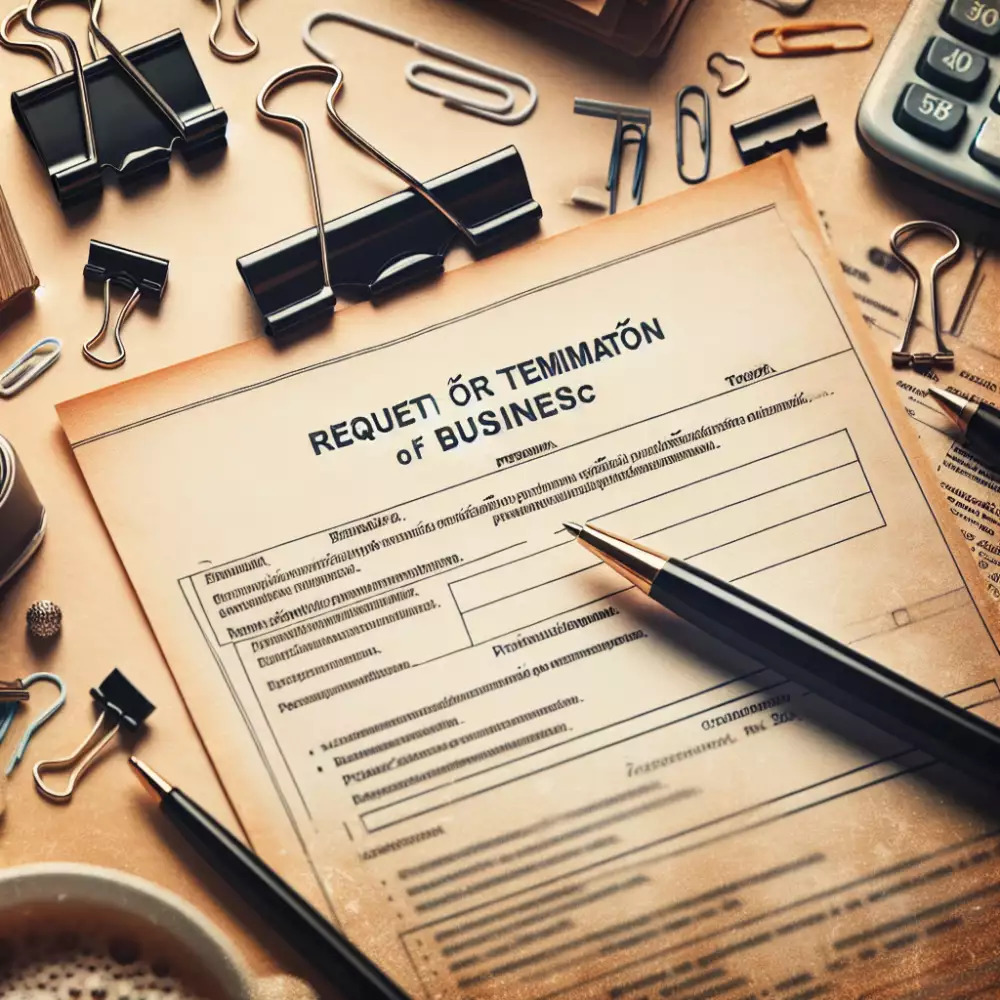 formulář žádost o zrušení živnosti